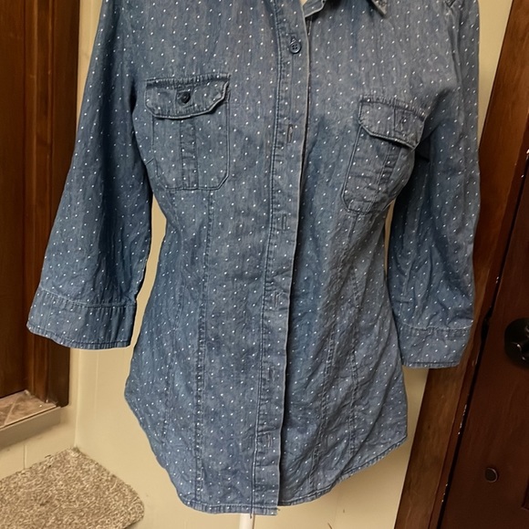 💜Apt. 9 cure long sleeve button down blouse.💜 - Picture 4 of 6